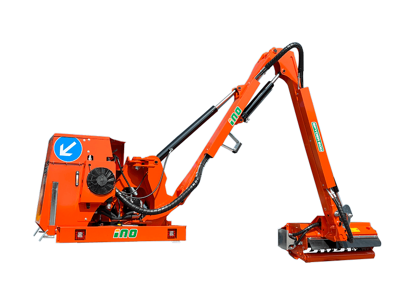 SPYDER malčeri na hidrauličkoj ruci predstavljaju izvanredno rešenje za malčiranje biljnog materijala.